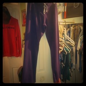 Figs Purple Livingston Scrub Pants Small